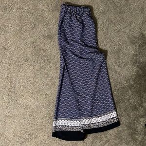 Loft wide leg boho pants